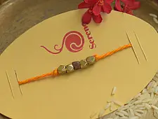 Brass ❂ Handmade . Rakhi { h }
